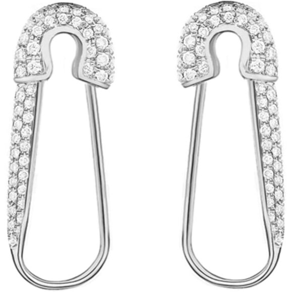 Jewelry - Stylish 20mm Huggie Hoop Earrings in Sterling Silver - Gift-Ready Velvet Pouch